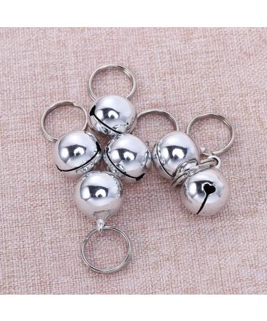 POPETPOP 5pcs Dog Cat Bells Dog Charm Bells with Key Rings Save Birds Wildlife for Collars Necklace Pendant Accessories - Buy Online on GoSupps.com