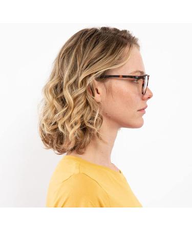 Muunel High Index Glasses 1.6 | Essilor AR Coating | Ultra-Slim Black Frame for Women | William Ultimate Thin | Power Tortoise 0.25 X - Buy Internationally - Buy Online on GoSupps.com