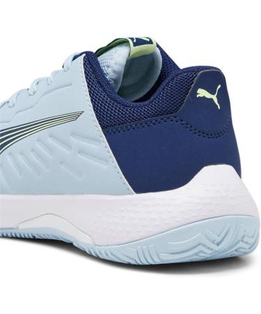 PUMA Unisex Kids Accelerate Jr Handball Shoes - 38.5 EU - Silver Sky/Persian Blue/White - International Shipping Available - Buy Online on GoSupps.com