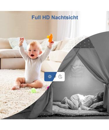 GT HITGX 2K HD Babyphone Camera - WLAN Surveillance Night Vision Two-Way Audio for Babies & Pets - Buy Online on GoSupps.com