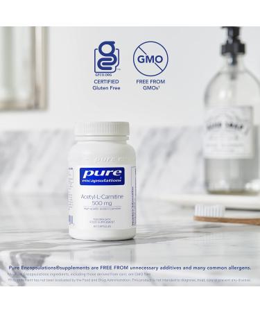 Pure Encapsulations Acetyl-l-Carnitine (ALCAR) 500mg - 60 Capsules - Buy Online on GoSupps.com