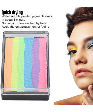 Caiqinlen Face Paint Palette Professional Body and Face Paints Multifunctional 6 Colors Painting Makeup Palette for Cosplay Party and Halloween Makeup - Buy Online on GoSupps.com