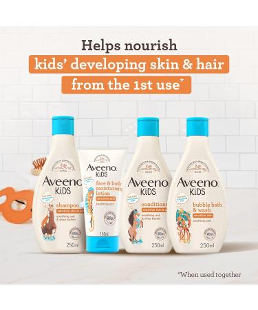 Aveeno Baby Kids Face & Body Moisturizing Lotion - Gentle Skincare for Children - Buy Online on GoSupps.com