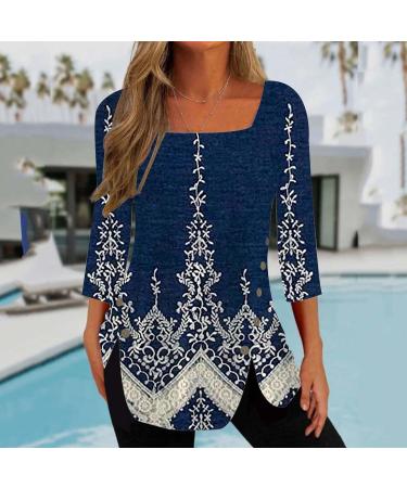 TsaChick Women's Square Neck Navy Sweatshirt | Long Sleeve Side Button Top | Black Hoodie for Women S-XXL - Buy Online on GoSupps.com