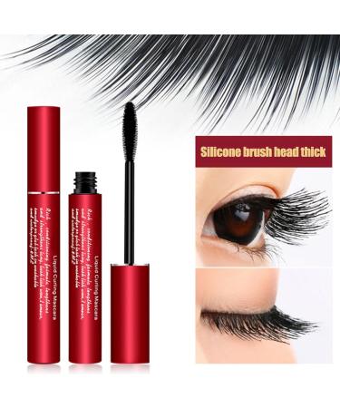 Lash Extension Mascara Natural Lengthening and Thick Mascaras | Long Lasting Lashes Mascara Gentle to Eyes No Smudging Easy to Be Removed Qmisify - Buy Online on GoSupps.com