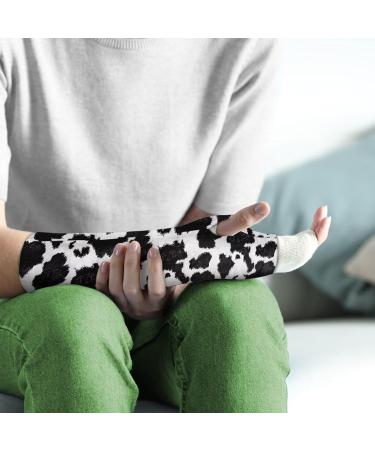 Shop Cow Print Arm Cast Cover - Removable & Washable Elastic Sleeve for Comfort | International Shipping Available - Buy Online on GoSupps.com
