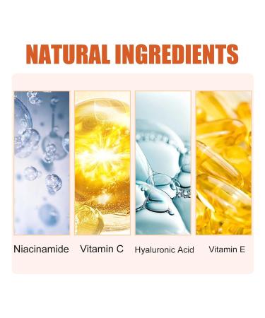 Vitamin C Face Serum with Collagen - Anti-Wrinkle Korean Moisturizer Essence for All Skin Types | Anti Aging & Acne Treatment - Buy Online on GoSupps.com