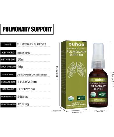 Herbal Lung Cleansing Spray Lung Cleanse and Detox Natural Herbal Lung Essence Natural Herbal Spray for Lung and Respiratory Support (1 PC) - Buy Online on GoSupps.com