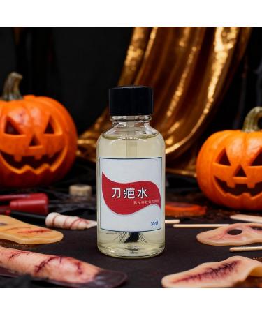 Liquid Scar Makeup | 30ml Safe Cosplay Body Paint Realistic Liquid Scar Stage Makeup for Cosplay - For Escape Room Horror Party Theater Performance Carnival Masquerade - Buy Online on GoSupps.com