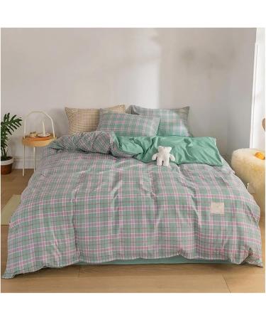 Bedding Sets Double Sided Duvet Cover Pillowcase Sheet Soft Comfort Double Duvet Cover Set Soft (C 4pcs 150x200cm) - Buy Online on GoSupps.com