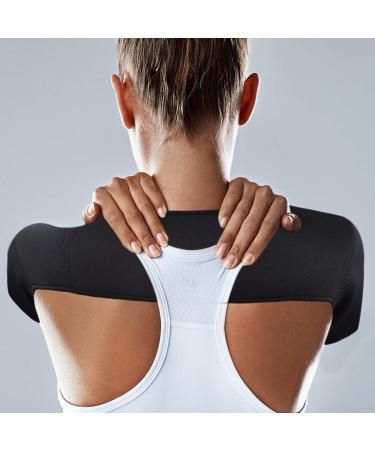 Milisten Double Shoulder Support Brace | Warm Compression Sleeve for Rotator Cuff Relief - International Shipping Available - Buy Online on GoSupps.com
