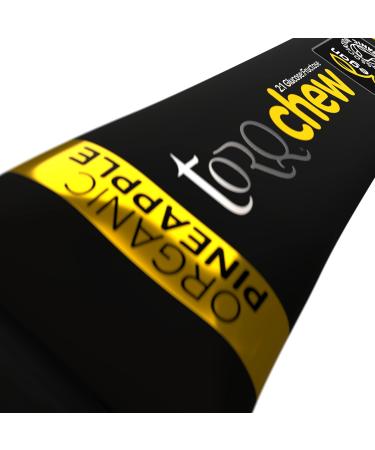 Torq Energy Chew Bars - Pineapple Flavor - High Carb Energy Chews - 31g Carbohydrates - Box of 15 - Buy Online on GoSupps.com