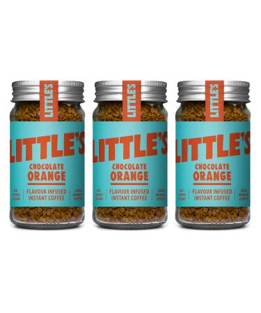 Little's Chocolate Orange Flavored Instant Coffee 50g - Pack of 3