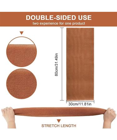 3 Pieces African Mesh Sponge Body Exfoliating Body Scrub Long Mesh Sponge Bath Exfoliating Shower Body Scrubber Back Scrubber Skin Smoother for Daily Use - Buy Online on GoSupps.com