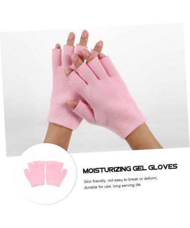 Beavorty 1 Pair Gel Moisturizing Gloves Half Finger Gloves Moisturizing Gloves for Women Knit Mittens Bedtime Spa Gloves Fingerless Knitted Gloves Winter Touch Screen Man Dipping Handguard 15x11cm - Buy Online on GoSupps.com