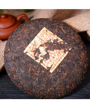 HQZM Yunnan 357g Ancient Tree PuErh Ripe Tea Cake Premium Fermented and Ancient Chinese Puer Tea - Buy Online on GoSupps.com