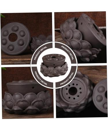 Tovinanna Lotus Moxibustion Massage Tool - Moxa Cone Holder & Warmetank for Home Care - Effective Moxibustion Device in Purple - Buy Online on GoSupps.com