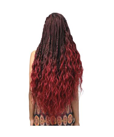 Bobbi Boss Synthetic Hair Braids Pre-Feathered 3X King Tips Body Wave 28 3-Pack T1B/27 - Multi Pack Deals - Buy Online on GoSupps.com