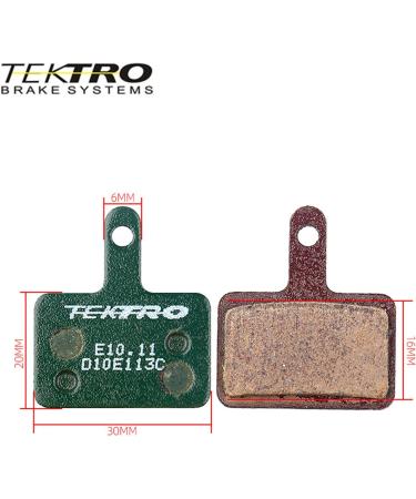 TEKTRO E10.11 Organic Compound Disc Brake Pad - 2 Pack OEM Packing - Buy Online on GoSupps.com