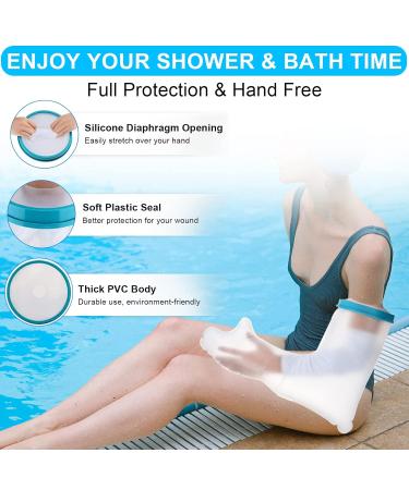 Nofaner Waterproof Arm Cover for Shower - Adult Arm Cast Protector (60cm) - Buy Online on GoSupps.com