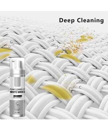 GNAUMORE Foam White Shoe Cleaning Shoe Whitener Shoe Cleaning Foam For White Trainers Whitener Colour Restore For Sneakers Sneaker Whitener Stain Remover - Buy Online on GoSupps.com