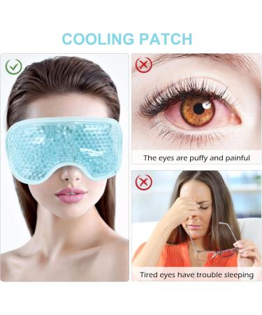 FOMIYES 1pc Cold Compress Hot Compress Eye Mask Cooling Eye Mask Ice Eye Mask Eye Mask Heated Gel Eye Mask Practical Patch Cooling and Heat Eye Mask to Sleep Blindfold Goggles Travel Blue 20X10X1CM - Buy Online on GoSupps.com