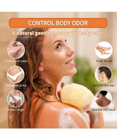  Mimoqk Body Odor Soap Deodorizing Cleanser 100g with Gentle Formula Sensitive Skin Refreshing Bath Supply for Shower Travel Hotel Adults Kids Neck Thighs Family Use - Buy Online on GoSupps.com