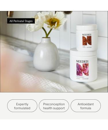 Needed. Egg Quality Support - Optimally Formulated Antioxidants Supplement for Egg Quality - Fertility Support - Fertility Supplement for Women - 60 Capsules - 30 Day Supply - Buy Online on GoSupps.com