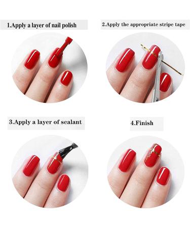 30 Colors Nail Striping Tape Dispensers Set - Nail Art Tools Kit for Women & Girls | Manicure Tips Decor Stickers - Buy Online on GoSupps.com
