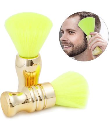 Fluorescent Green Portable Beard Brush Gentle On Skin Replaceable Head For Men's Grooming Styling Accessory H041 - Buy Online on GoSupps.com