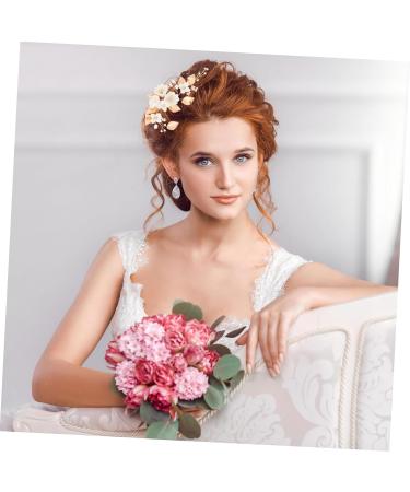 Ipetboom 1pc White Bridal Comb Bride Hair Comb White Hair Clip Bride Headpiece Women Hair Comb Flower Rhinestone Hair Clips Rhinestone Pearl Hair Clips Accessories Ceramics Wedding Women's - Buy Online on GoSupps.com