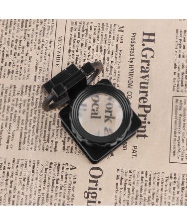 Metal Foldable Magnifier 20X Linen Tester Loupe Cloth Thread Counter Magnifying Glass Small Gift - Buy Online on GoSupps.com