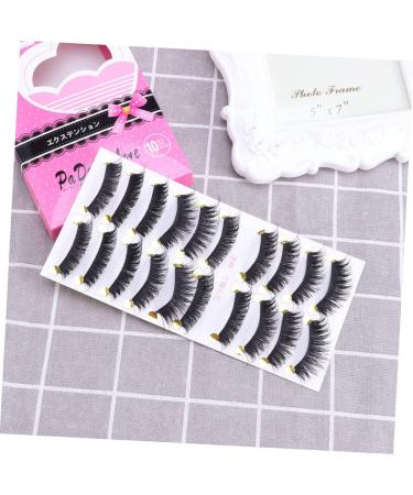 FRCOLOR Women Dense Eyelash 10 Pairs Lashes Natural False Lashes Natural False Eyelashes Eyelashes Natural Eyelashes Cross Eyelashes 3d Dense Dense Eyelash - Buy Online on GoSupps.com
