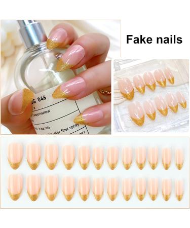 YOXIER Non-irritating Fake Nails Durable Marbled Polka Dot Leopard Print Lightweight European Ins Style Long-lasting False for Women 1 J - Buy Online on GoSupps.com