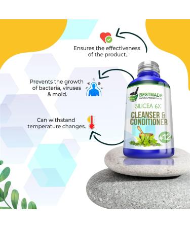 Buy Silicea 6X Cleanser & Conditioner - Hair Skin & Nail Nutrient for Pimples Boils Ulcers | Fast Healing & Digestive Support - 300 Pellets International Shipping Available - Buy Online on GoSupps.com