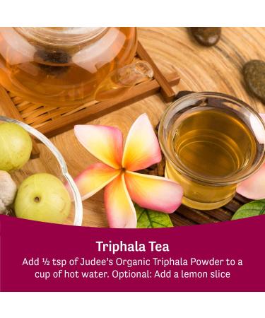 Organic Triphala Powder 1 lb - Non-GMO, Gluten-Free & Keto - Perfect for Smoothies & Shakes - Add to Oatmeal & Bowls - 1lb Pack - Buy Online on GoSupps.com