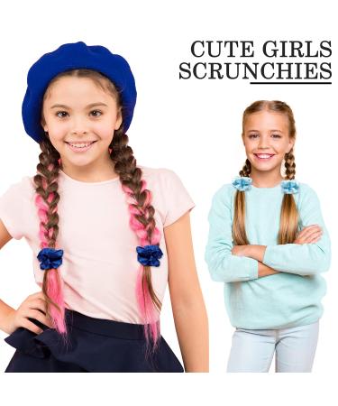 ADRIONE Satin Silk Hair Scrunchies 60-Pack - Perfect for Women and Girls with Curly Hair - Bulk Pack of Satin Hair Scrunchies - Buy Online on GoSupps.com