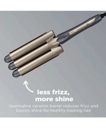 INFINITIPRO by CONAIR 3 Barrel Curling Iron - Create Long-Lasting Beachy Waves for Medium to Long Hair - Black 1-Inch Hair Waver - International Shipping Available - Buy Online on GoSupps.com