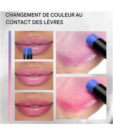 Rouge L vres pH R actif Baume L vres Hydratant 2 Pi ces - Maquillage R sistant aux Transferts Hydratation pour Soir e Quotidien Ext rieur - Buy Online on GoSupps.com