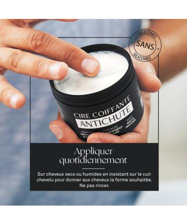 Lux ol - Cire Coiffante Antichute - R duit La Chute De Cheveux de 33%* - Fixation Moyenne Forte - 96% Ingr dients Origine Naturelle - Effet Mat & Naturel - Sans Silicones - Fabriqu En France - 50ml - Buy Online on GoSupps.com