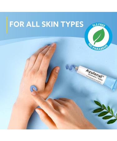 Azulenal Wound and Healing Ointment - Natural Anti-Inflammatory Cream for Eczema & Baby Skin Care - 3 Pack 20g - Buy Online on GoSupps.com
