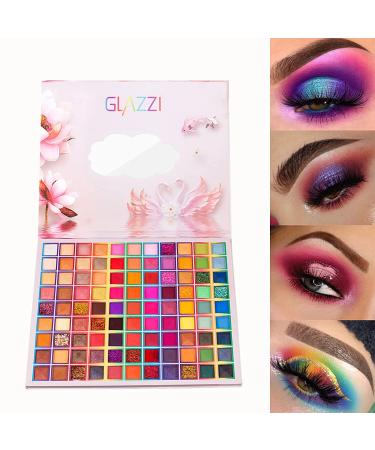 Shimmer Eyeshadow Makeup Palette - 99 Colors, Professional Long Lasting Rainbow Eye Shadow | High Pigmented & Waterproof Formula for Women - Buy Online on GoSupps.com