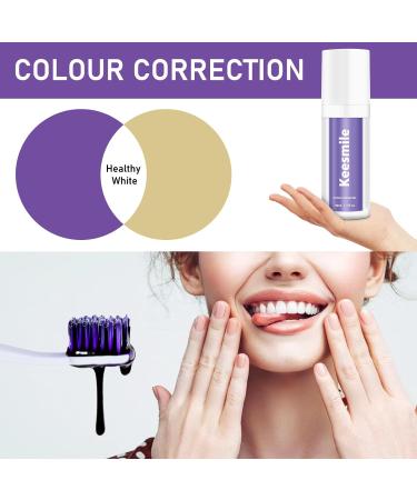 Purple Toothpaste for Teeth Whitening - Brighten Your Smile & Correct Color | Sensitive Teeth Formula - Buy Online on GoSupps.com