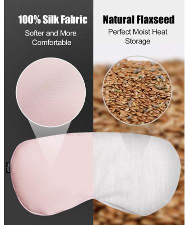 YFONG Moist Heated Eye Mask for Dry Eyes - Pink | Adjustable Strap, Reusable, Weighted Compress | Comfortable Eye Cover for Men & Women - Buy Online on GoSupps.com