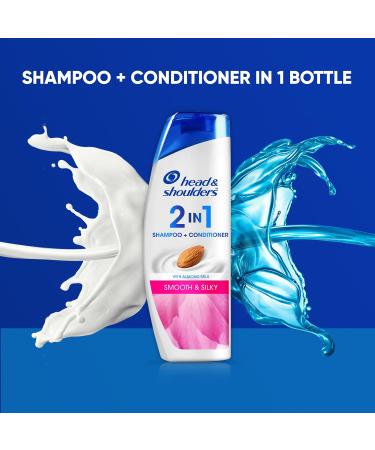 Buy Head & Shoulders Smooth and Silky 2-in-1 Anti Dandruff Shampoo + Conditioner 180ml | International Shipping Available - Buy Online on GoSupps.com