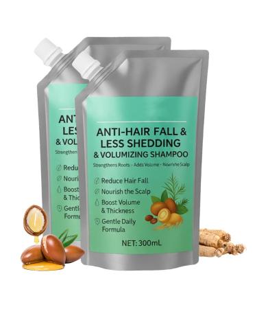 Nbzsmlkn Trichology AntiHair Loss & Less Shedding & Volumizing Shampoo Strengthens the Hair Roots Trichology Shampoo Reduces Shedding Nourishes the Scalp 300 Ml 2 pieces