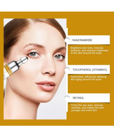 Instant anti-dark circles and wrinkles cream 2024 New Eye Contour Cream Retinol Anti-Puffiness Under Eye Cream Anti-Wrinkle Eye Contour Care Serum anti-puffiness under the eyes dark circles under the eyes - Buy Online on GoSupps.com