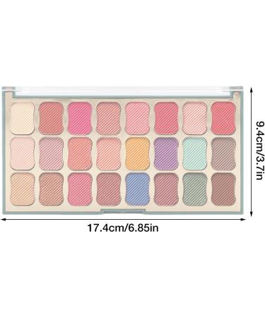 5 Eyeshadow Makeup Palette | 24 Colors Long Lasting Eyeshadow Makeup Pallet - Multi Reflective Shimmer Glitter Eyeshadow Makeup Pallet with Brush and 5 Pcs 06 - Buy Online on GoSupps.com
