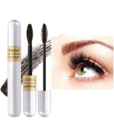 Lash Extension Mascara Feathery Soft Full Lashes Professional Natural Eye Makeup Mascara Dramatic Extension Mascara Smudge-proof Lashes Mascaras for Length and Volume Brown - Buy Online on GoSupps.com
