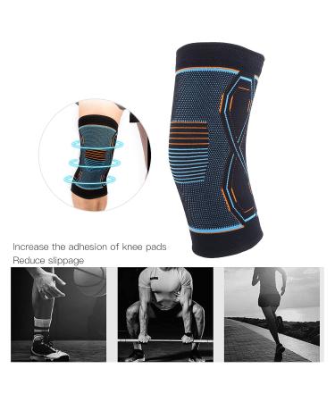 Sports Knee Brace | Nylon Compression Knee Sleeve & Adjustable Strap | Running & Fitness Support (S - Buy Online on GoSupps.com